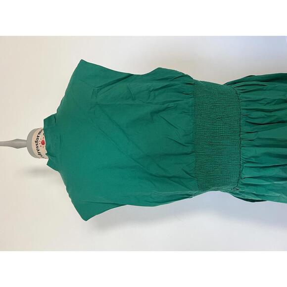 Anthropologie - Sleeveless Dress with Front Zipper and Smocked Waist, Size 2X - Picture 9 of 12
